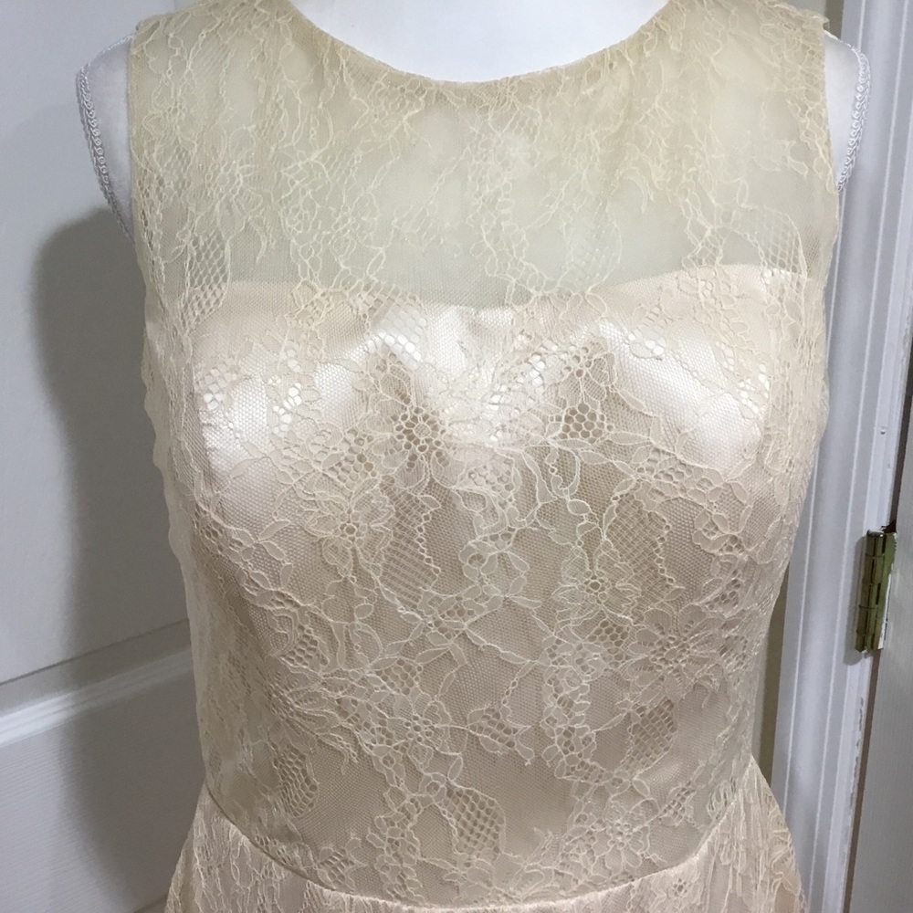 Izidress Blush Lace 2 Piece Formal Dress